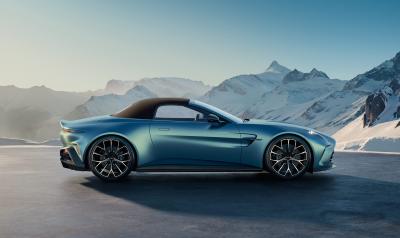 Aston Martin Vantage Roadster - side, roof up